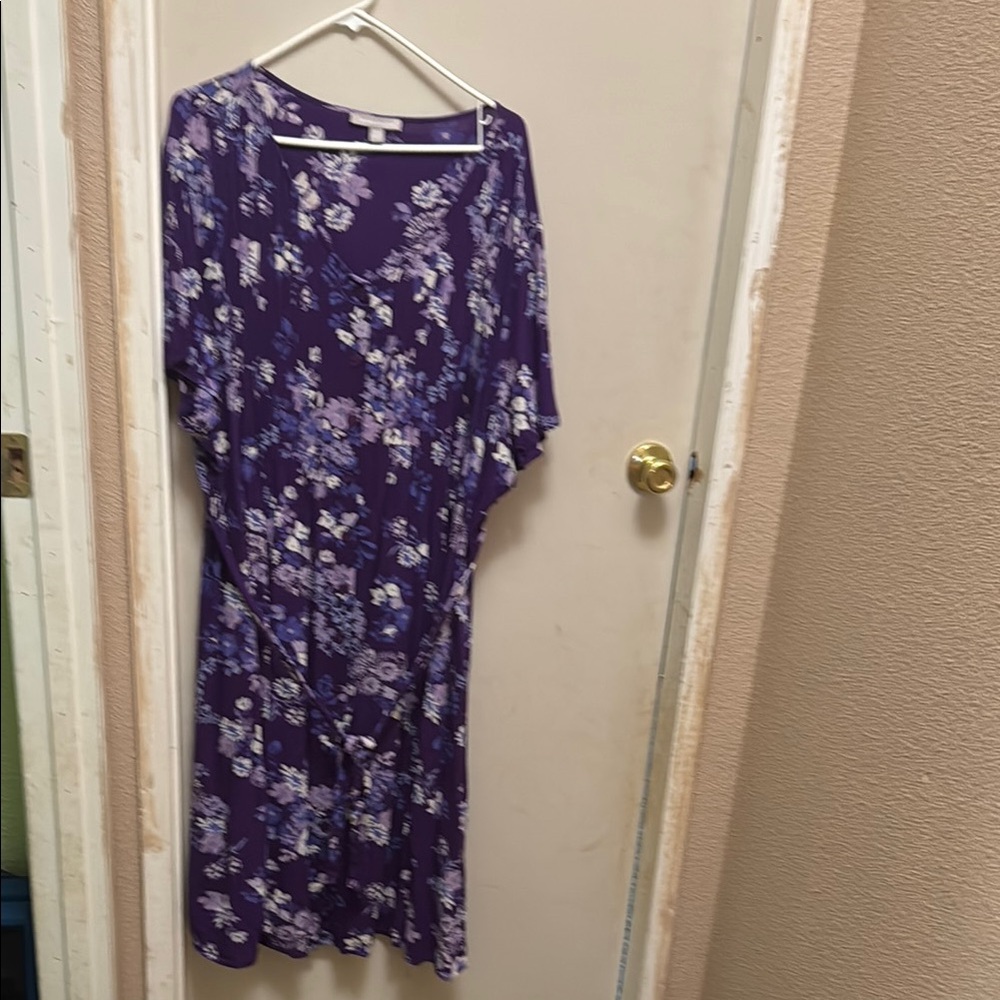 Floral Purple Dress